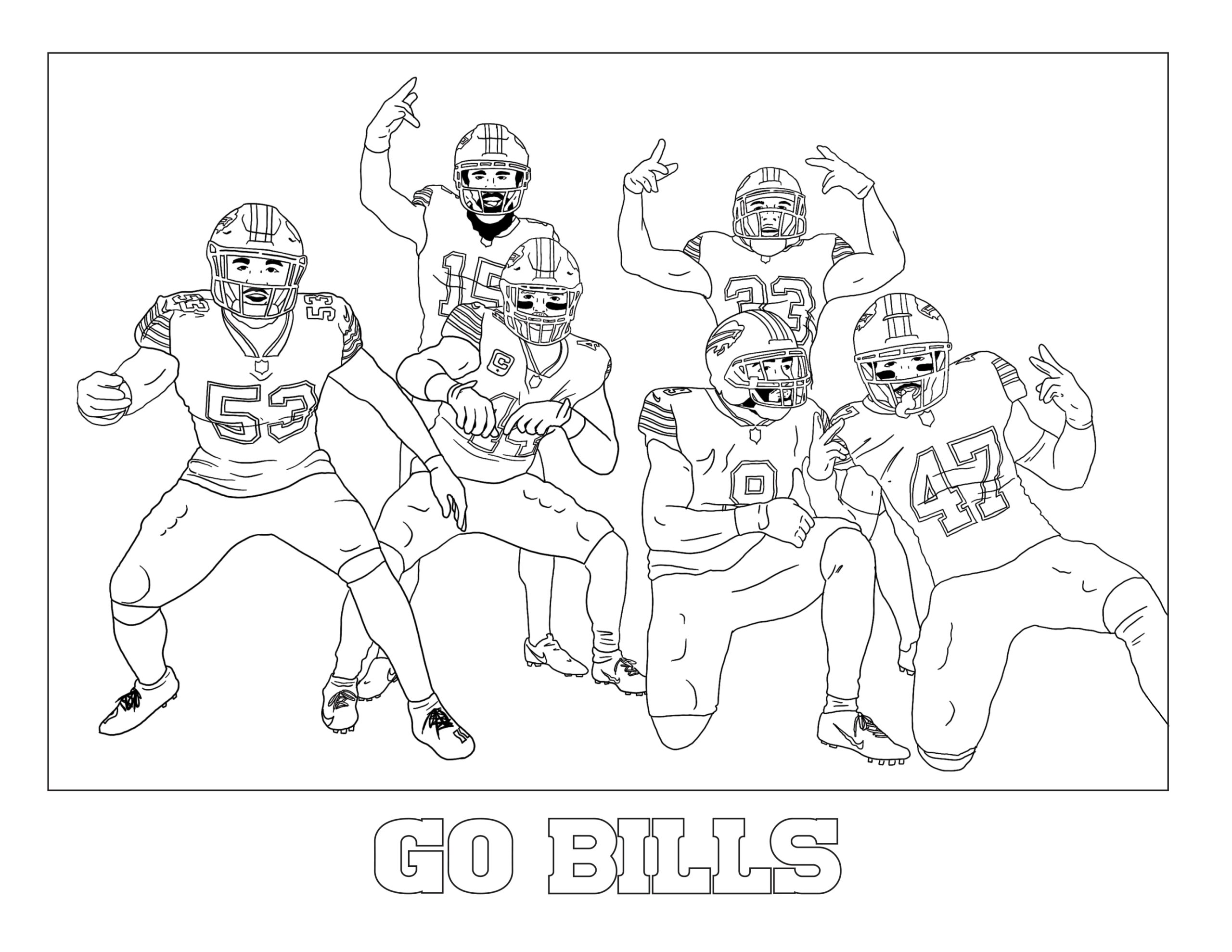 Buffalo Bills Coloring Pages Printable Prntbl Concejomunicipaldechinu Buffalo Bills Coloring Pages Printable Prntbl Concejomunicipaldechinu