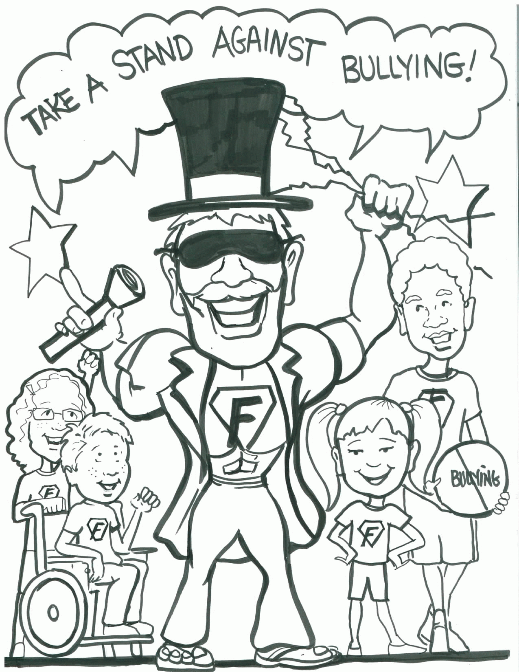 Bullying Coloring Pages Printable Coloring Home Bullying Coloring Pages Printable Coloring Home