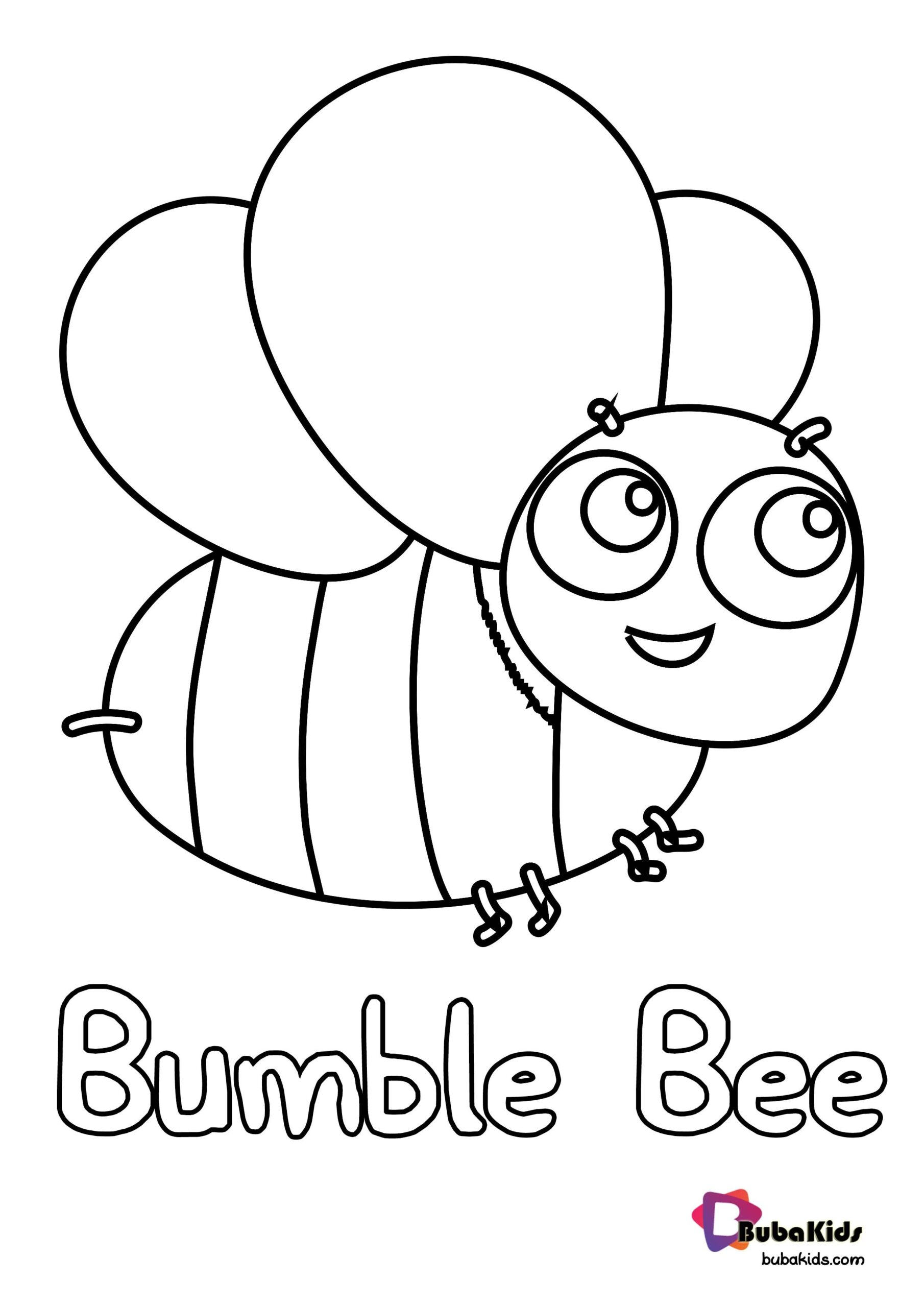 Bumble Bee Coloring Page Bubakids Animalcoloring Bumblebee Animal Bumble Bee Coloring Page Bubakids Animalcoloring Bumblebee Animal