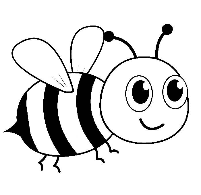 Bee Printable Coloring Pages Bee Printable Coloring Pages