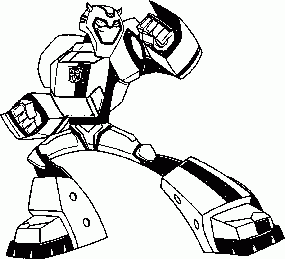 Bumblebee Transformer Coloring Pages PDF Free Coloringfolder