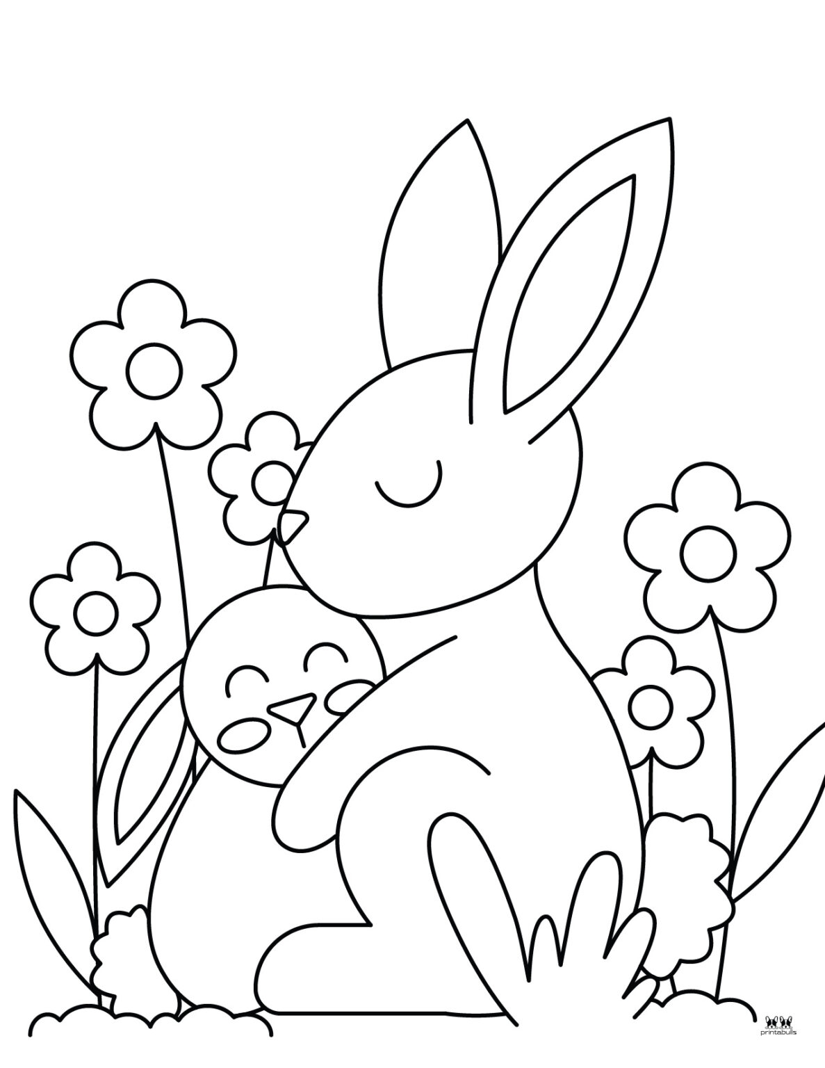 Bunny Coloring Pages 28 FREE Pages Printabulls Bunny Coloring Pages 28 FREE Pages Printabulls