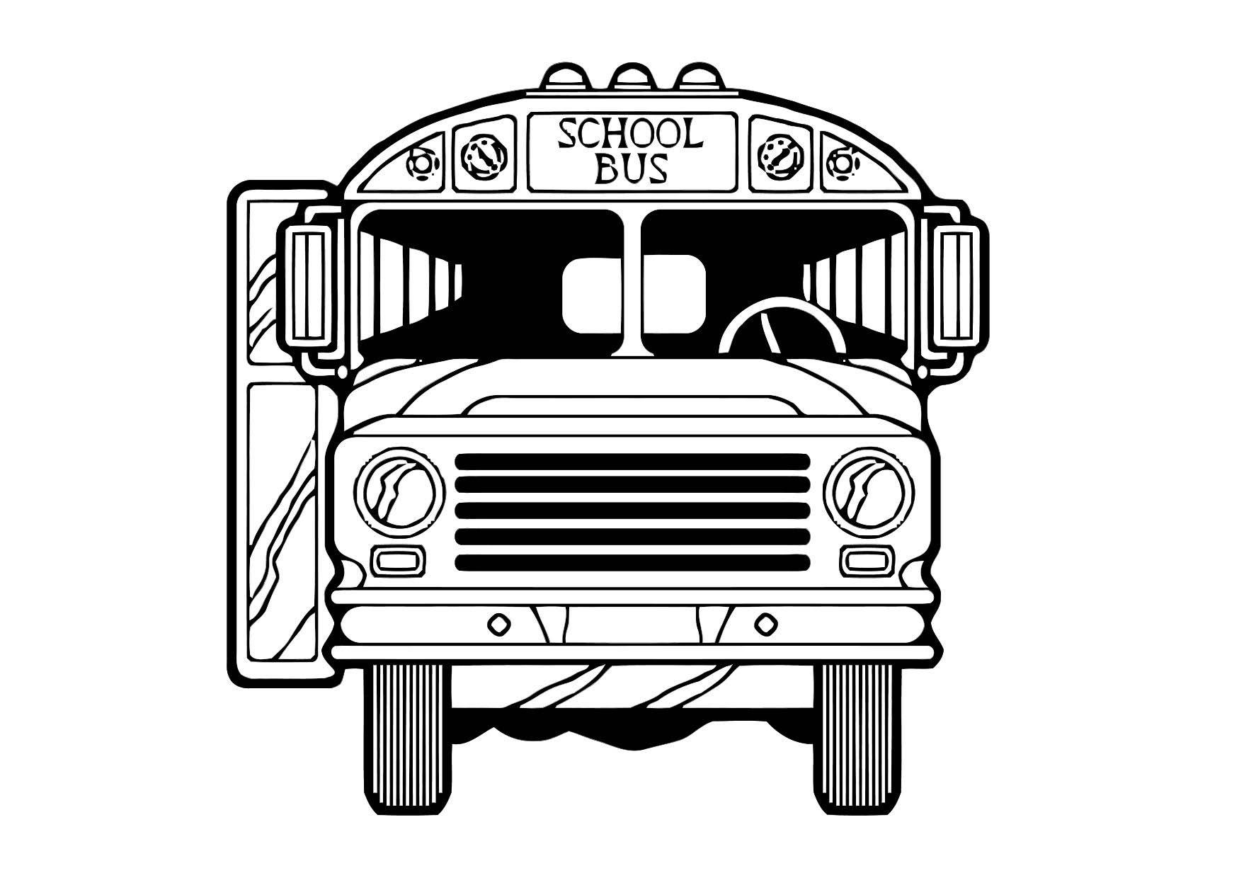 Bus Coloring Pages Printable Bus Coloring Pages Printable