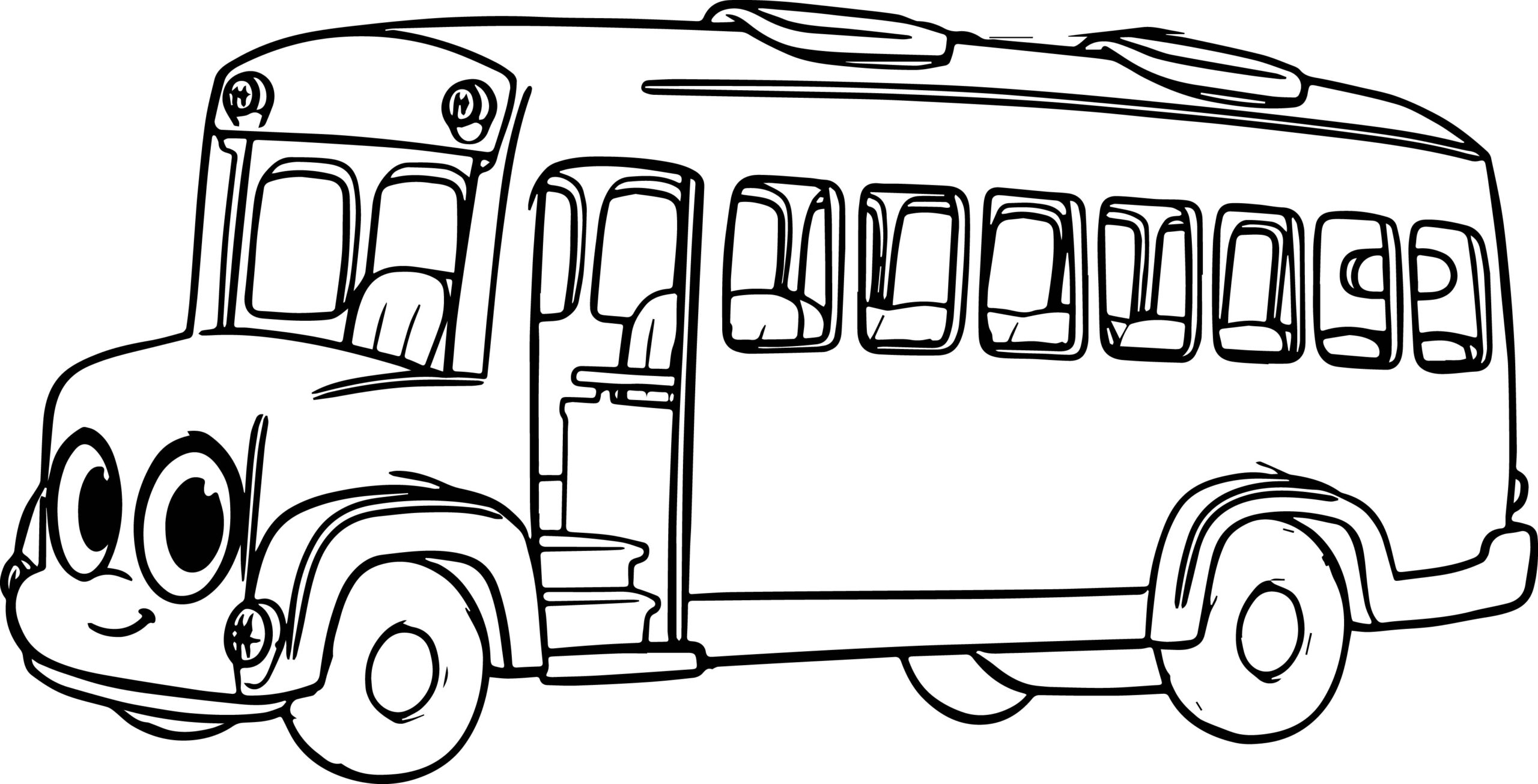 Bus Coloring Pages Printable Bus Coloring Pages Printable