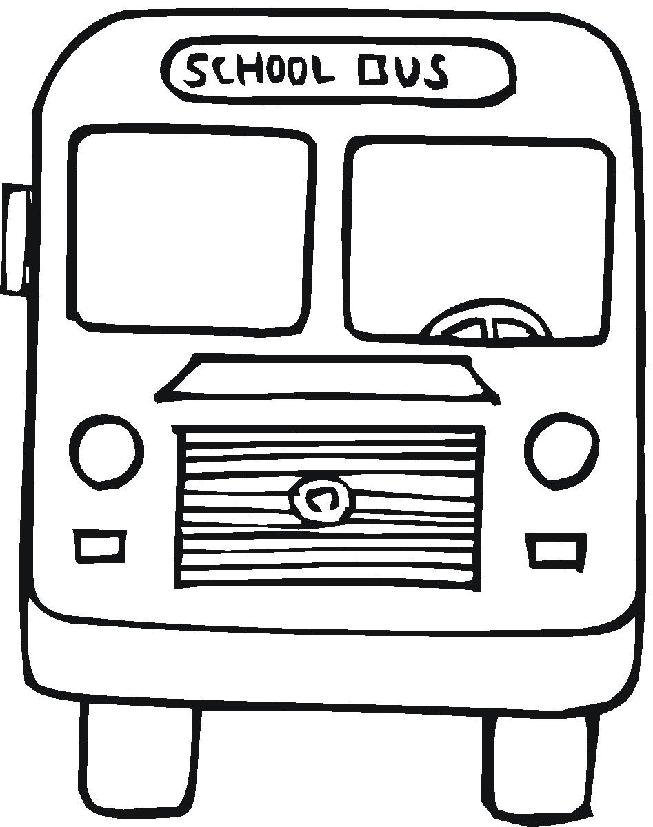 Bus Printable Coloring Pages Bus Printable Coloring Pages