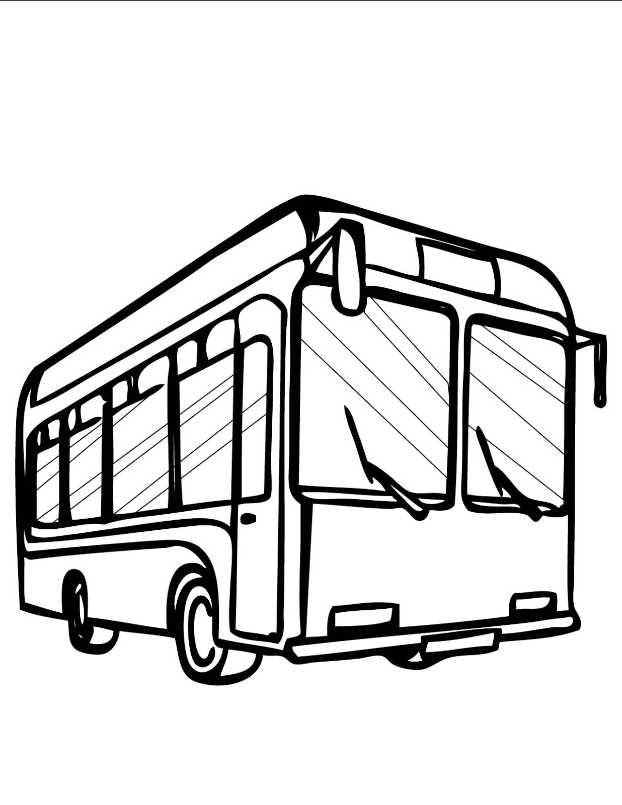 Bus Printable Coloring Pages Bus Printable Coloring Pages
