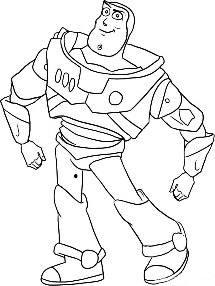 Buzz Lightyear Coloring Pages Printable