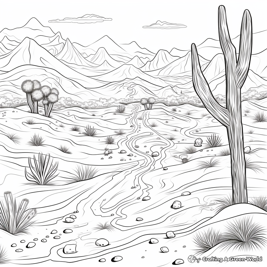 Cactus Desert Coloring Pages Saguaro Drawing Outline Printable Sketch Cactus Desert Coloring Pages Saguaro Drawing Outline Printable Sketch