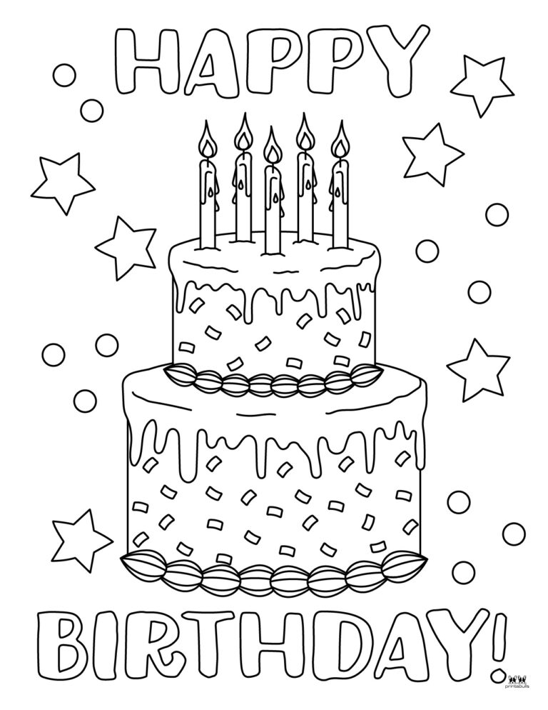 Cake Coloring Pages 25 FREE Pages Printabulls Cake Coloring Pages 25 FREE Pages Printabulls