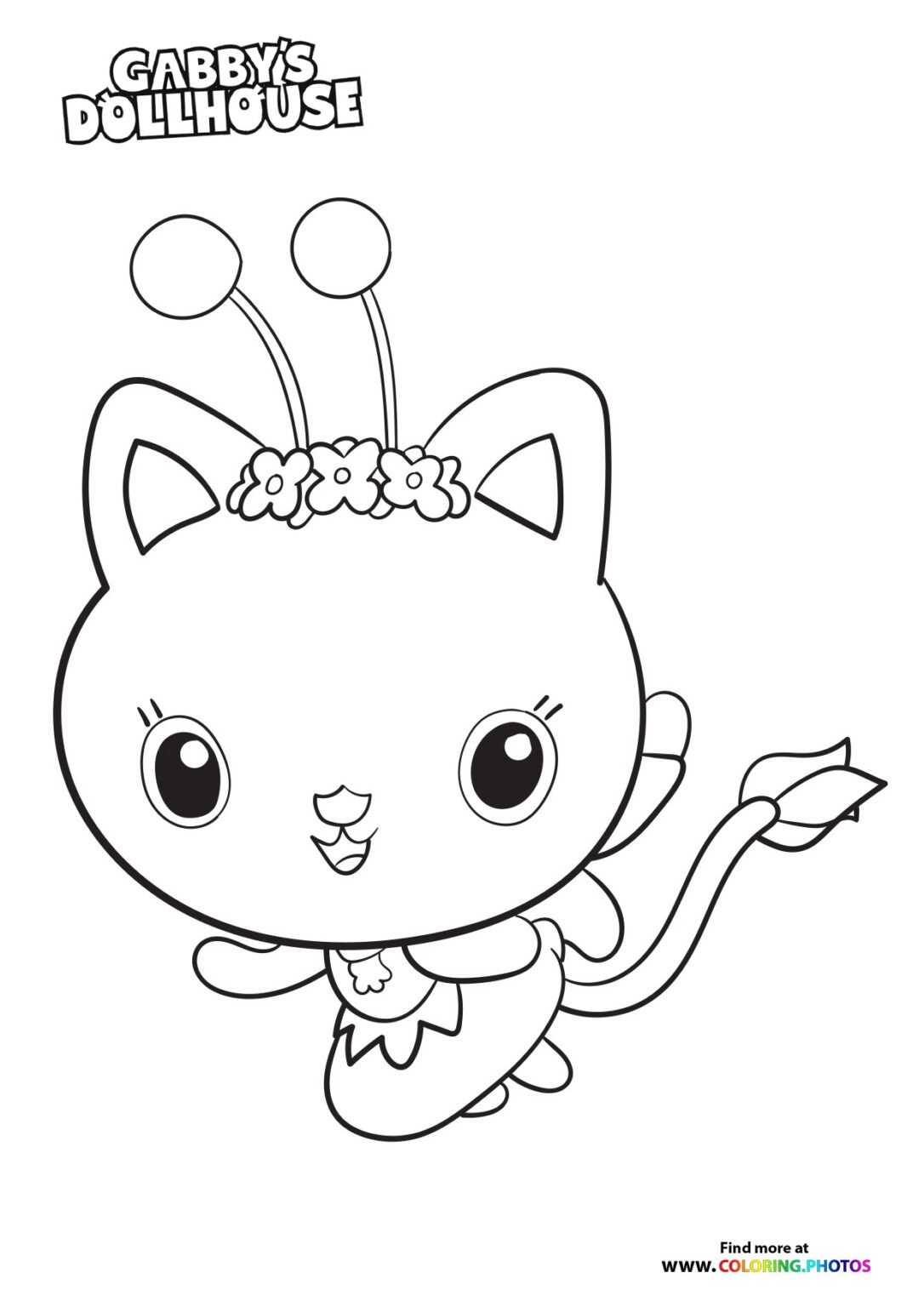 Cakey Cat Gaby S Dollhouse Coloring Pages For Kids Cakey Cat Gaby S Dollhouse Coloring Pages For Kids