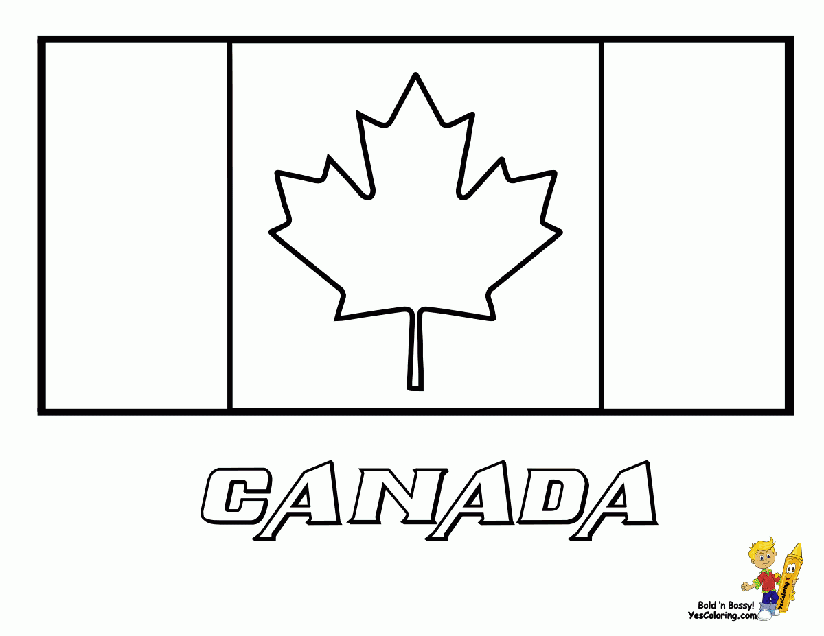 Free Printable Canada Flag Coloring Pages Free Printable Canada Flag Coloring Pages