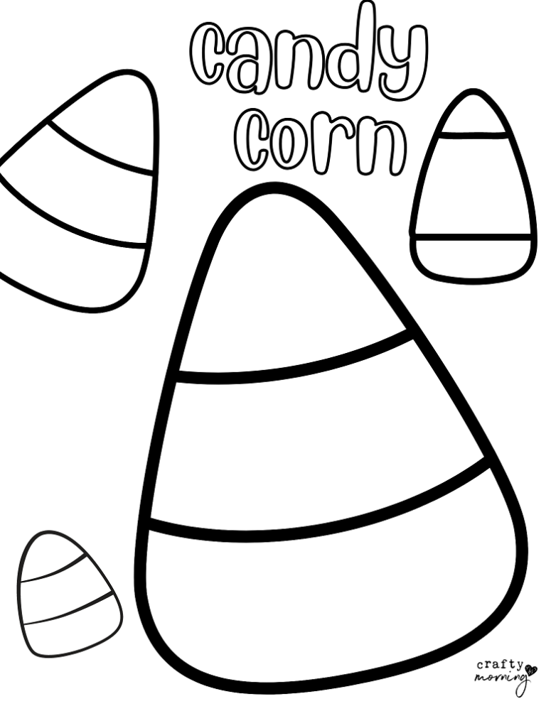 Candy Corn Printable Color Pages Candy Corn Printable Color Pages