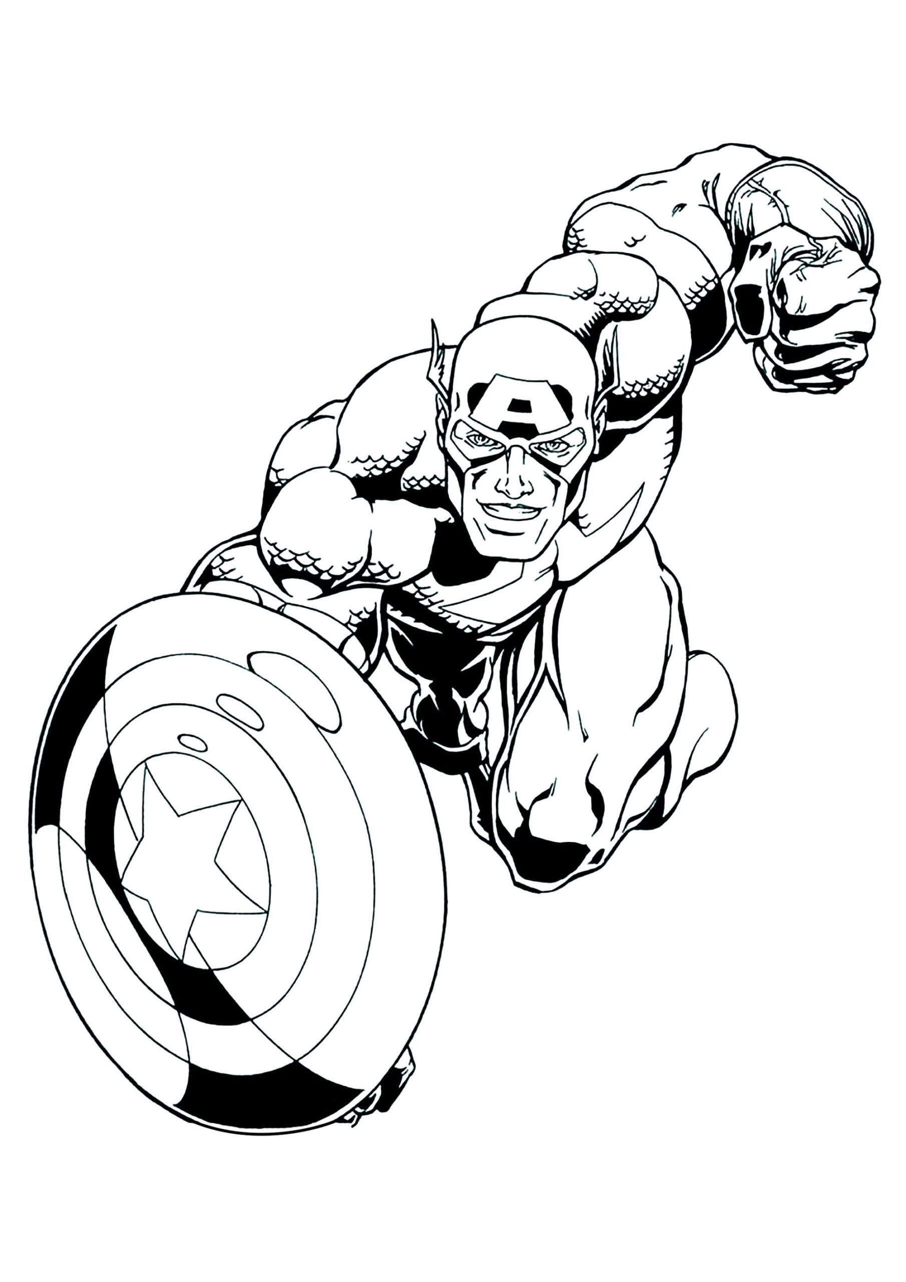 Captain America Coloring Pages Printable Captain America Coloring Pages Printable