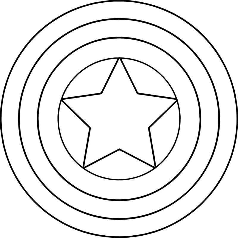 Captain America Shield Coloring Page Captain America Coloring Pages Captain America Shield Coloring Page Captain America Coloring Pages