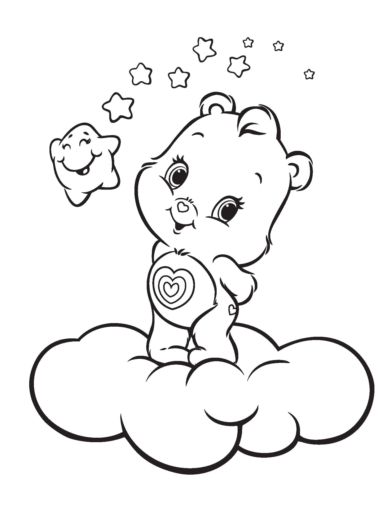 Care Bear Coloring Pages Printable Web Feel Free To Print And Color Care Bear Coloring Pages Printable Web Feel Free To Print And Color