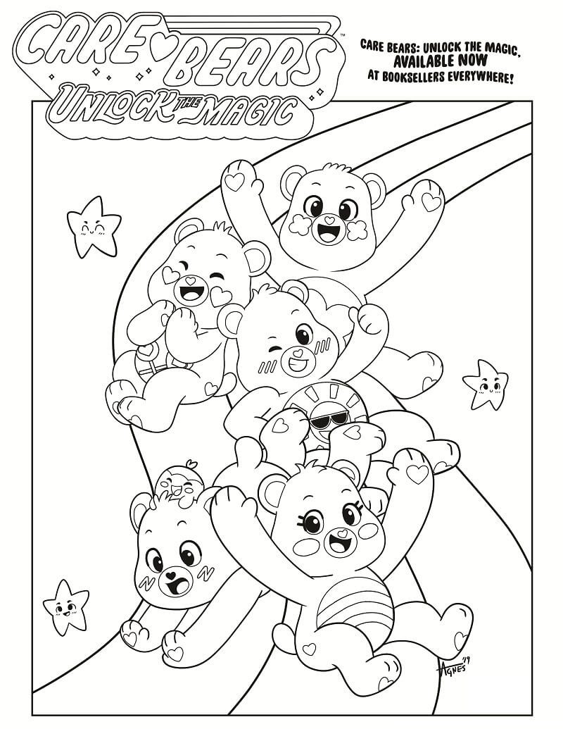 Care Bear Coloring Printable Pages Care Bear Coloring Printable Pages