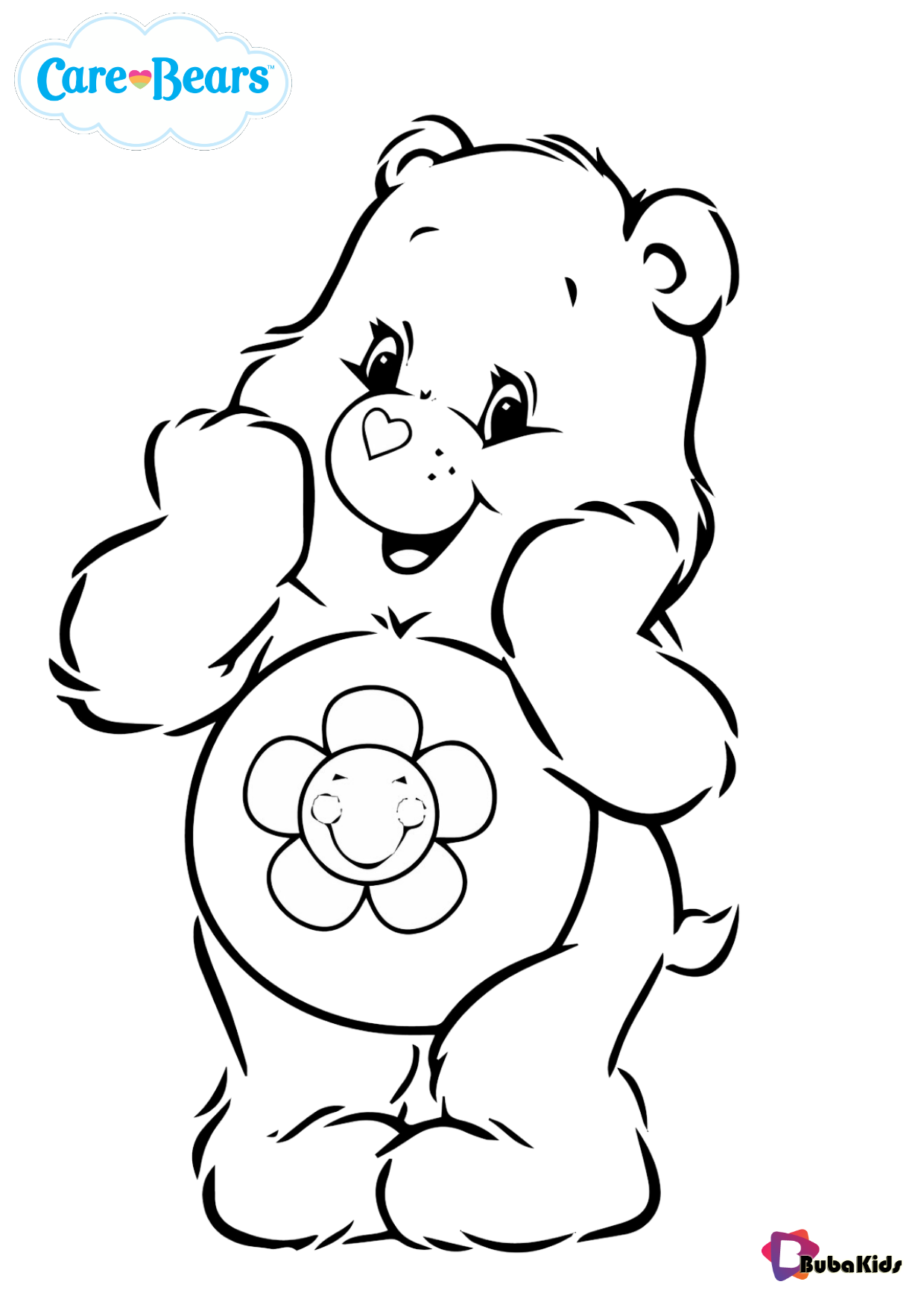 Care Bear Love Coloring Pages Care Bear Love Coloring Pages