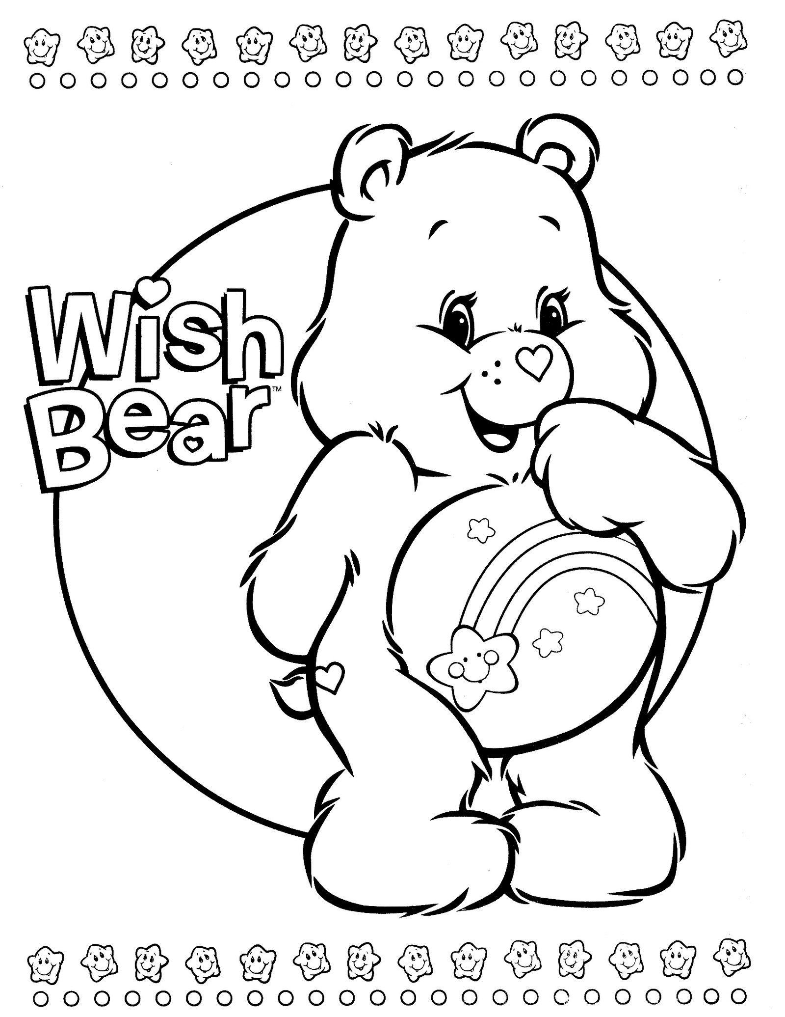 Care Bears Wish Bear Coloring Pages Care Bears Wish Bear Coloring Pages