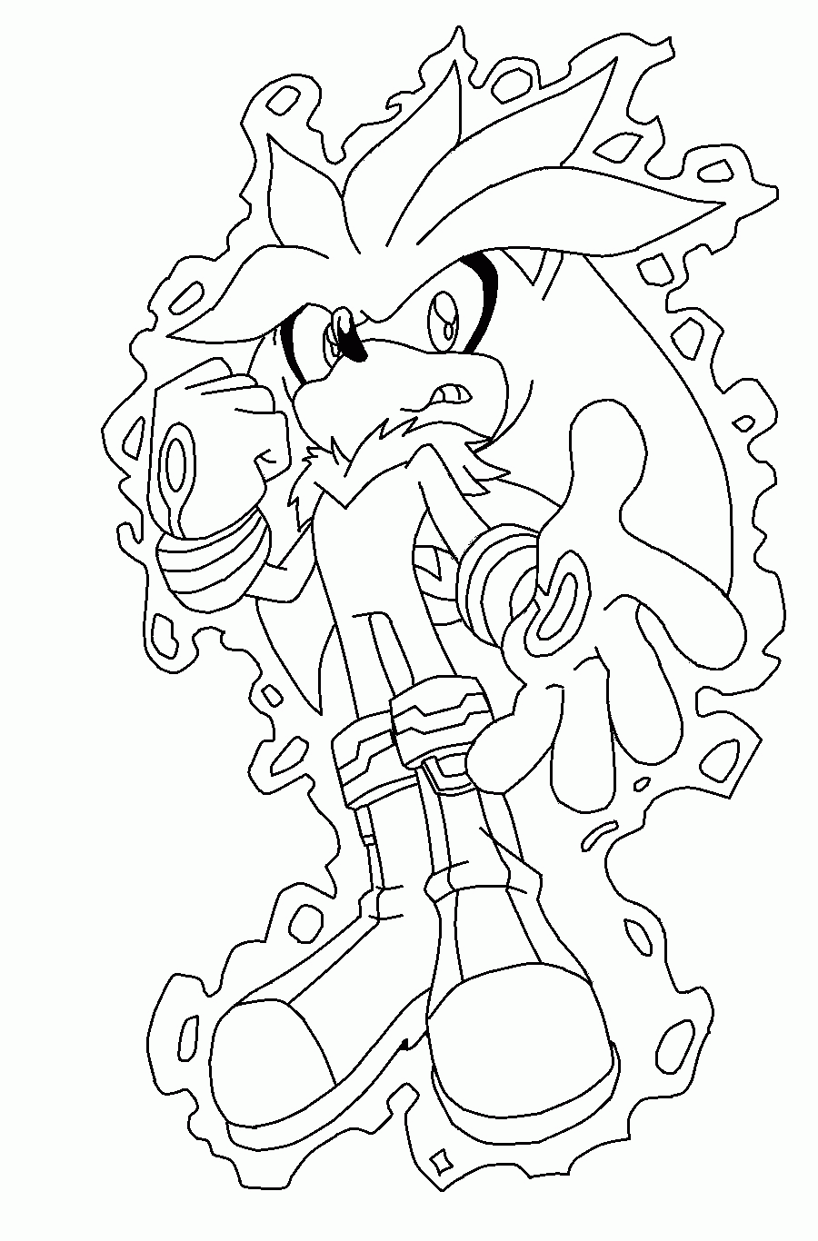 Free Printable Shadow Sonic Coloring Pages Free Printable Shadow Sonic Coloring Pages