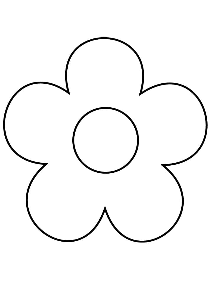 Cartoon Flower Printable Coloring Pages Cartoon Flower Printable Coloring Pages