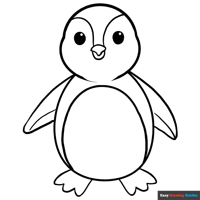 Cartoon Penguin Coloring Pages Cartoon Penguin Coloring Pages