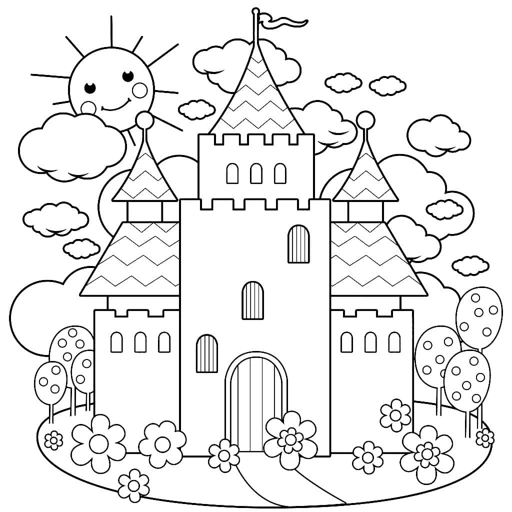 Castle Coloring Pages 100 Printable Coloring Pages Castle Coloring Pages 100 Printable Coloring Pages