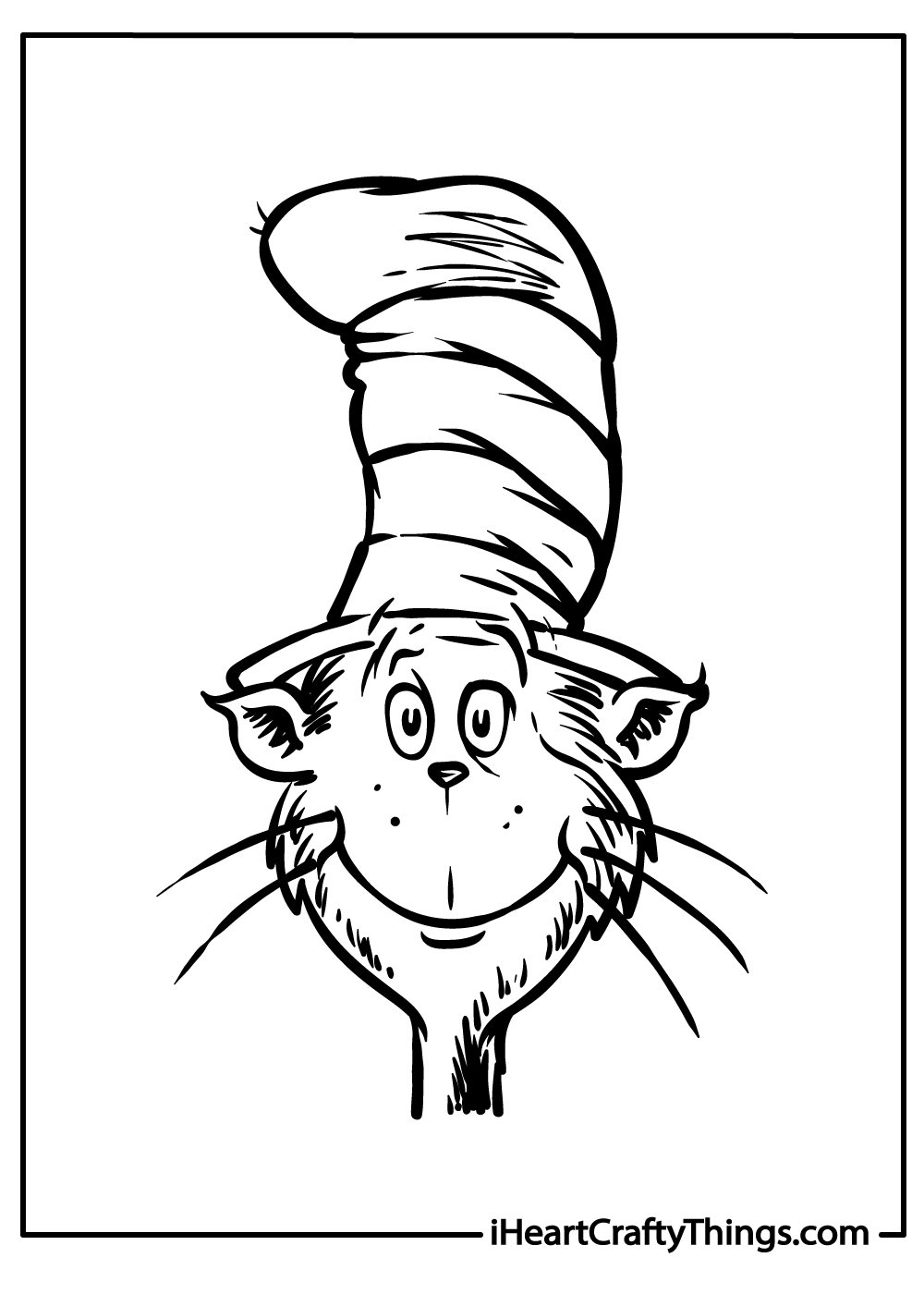 Cat In The Hat Coloring Pages Free Printable Cat In The Hat Coloring Pages Free Printable