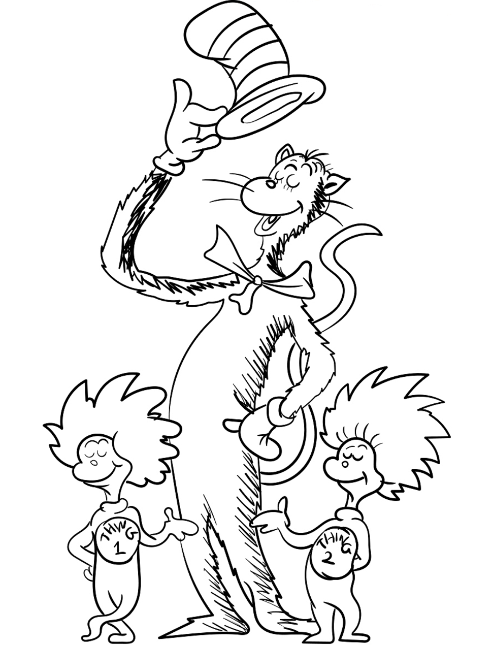Cat In The Hat Coloring Pages Free Printable Coloring Pages For Kids Cat In The Hat Coloring Pages Free Printable Coloring Pages For Kids