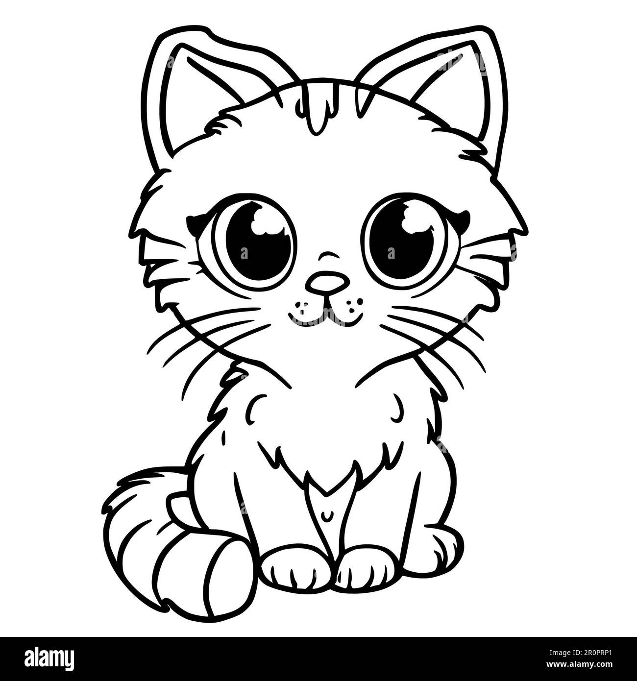Cute Cat Coloring Pages Printable