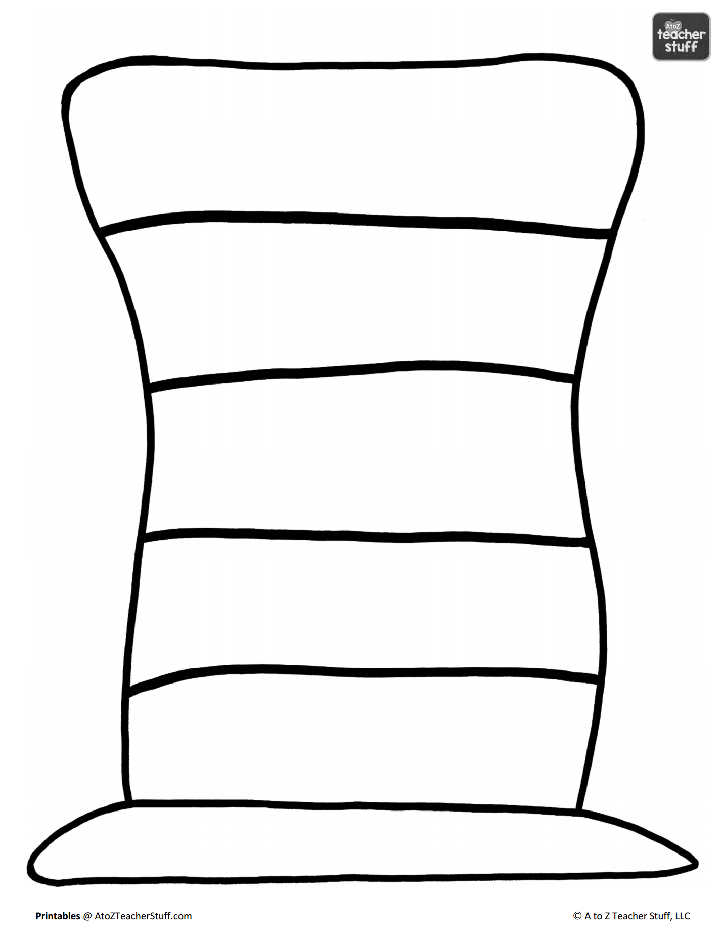 Cat The Hat Printable Template Cat The Hat Printable Template