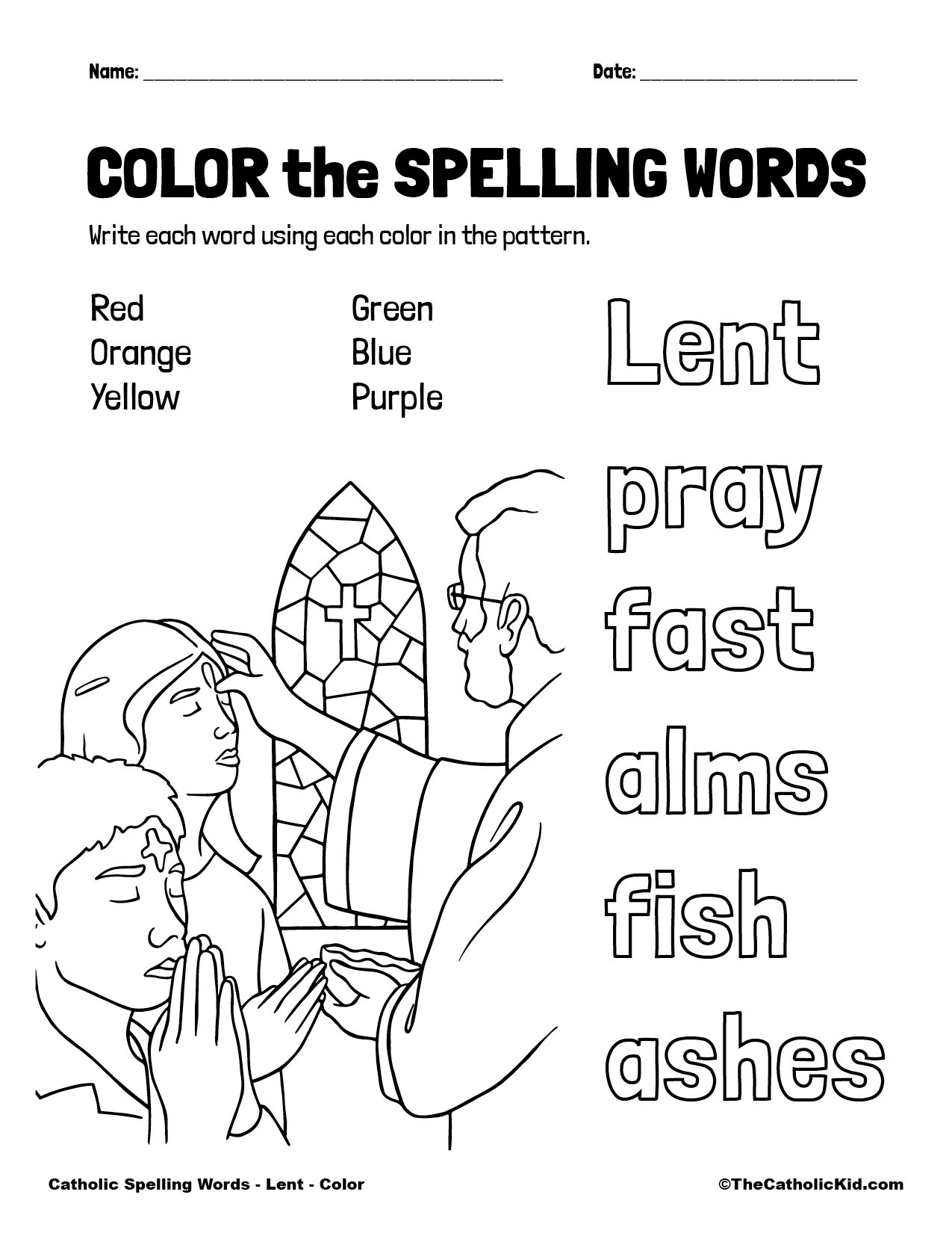 Catholic Spelling Vocabulary Words Lent Worksheets TheCatholicKid Catholic Spelling Vocabulary Words Lent Worksheets TheCatholicKid