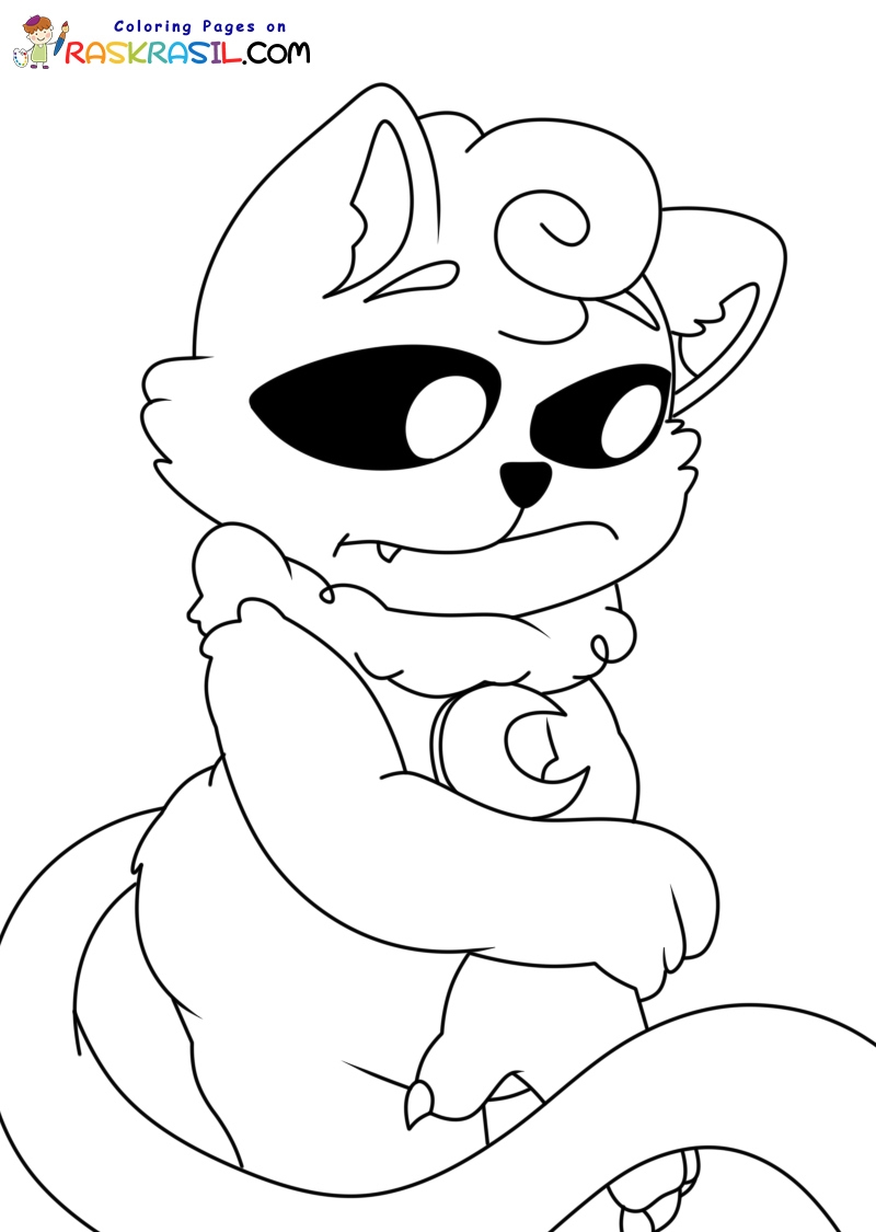 CatNap Coloring Pages CatNap Coloring Pages