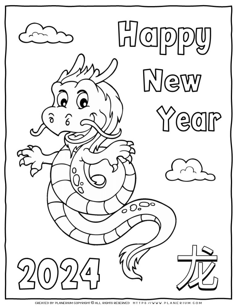 Celebrate 2024 With Joy Free Coloring Page For Chinese New Year Celebrate 2024 With Joy Free Coloring Page For Chinese New Year