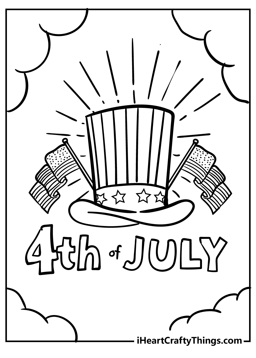 Celebrate Independence Day With Free Printable Fourth Of July Coloring