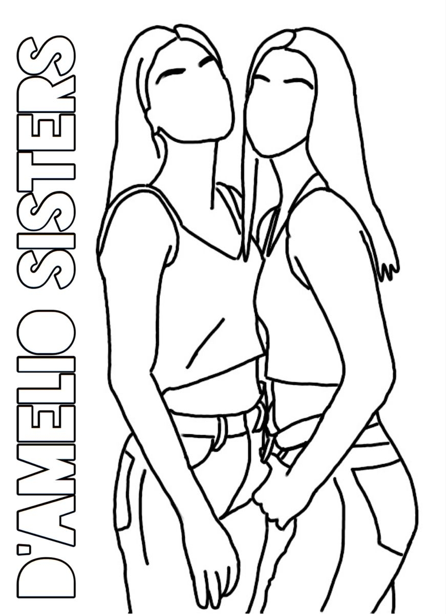 Charlidamelio Dixiedamelio Coloring Coloringpages Quarentine Charlidamelio Dixiedamelio Coloring Coloringpages Quarentine