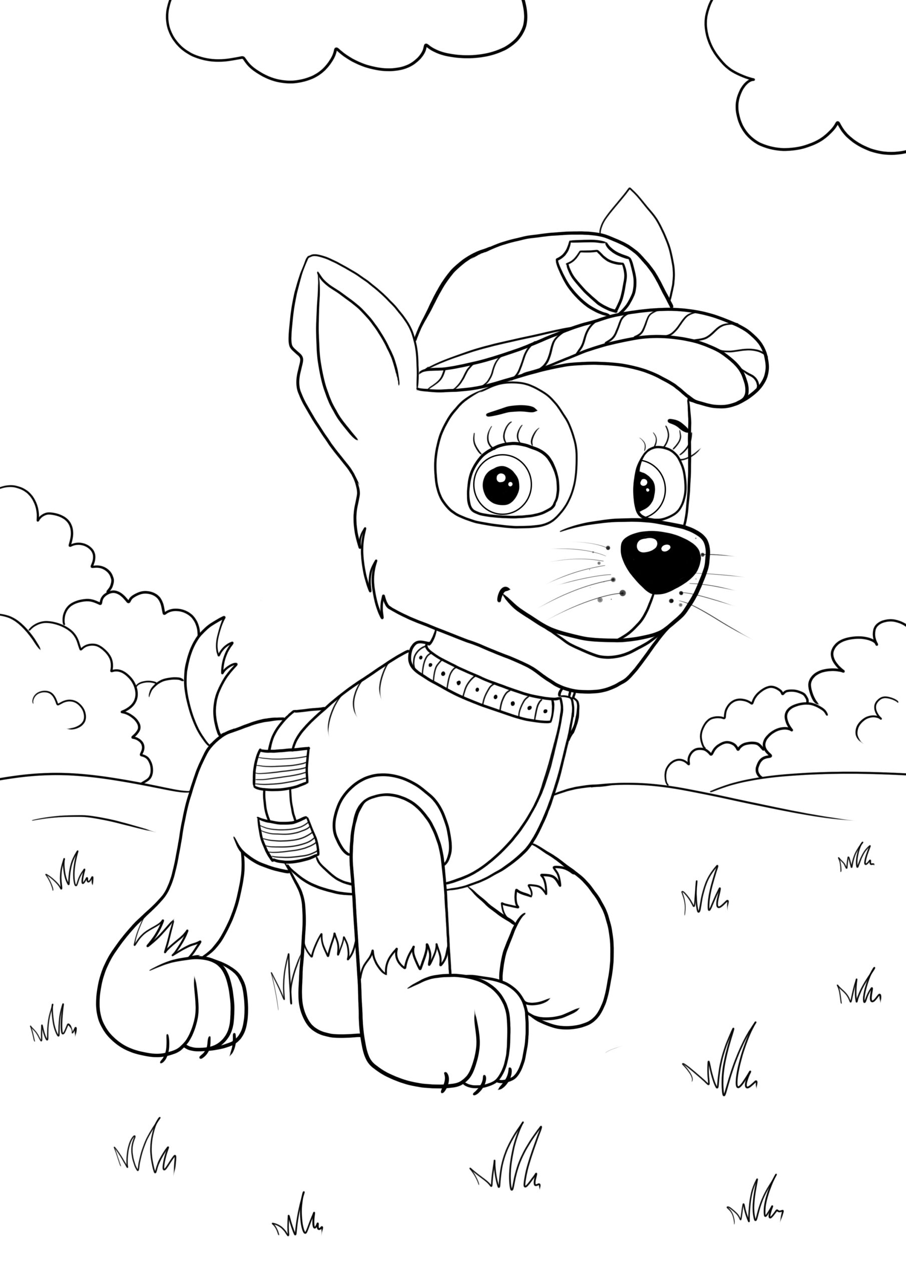 Free Printable Easy Paw Patrol Coloring Pages Free Printable Easy Paw Patrol Coloring Pages