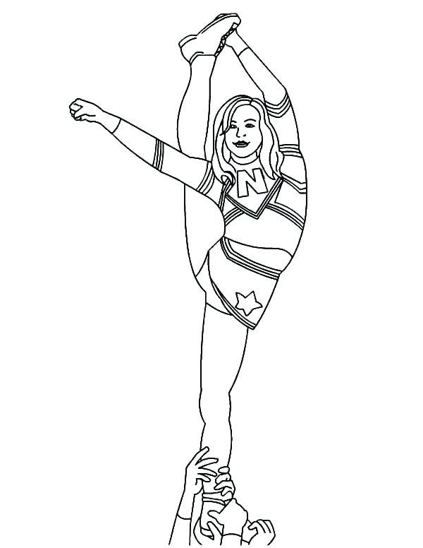 Cheerleader Coloring Pages At GetColorings Free Printable Cheerleader Coloring Pages At GetColorings Free Printable