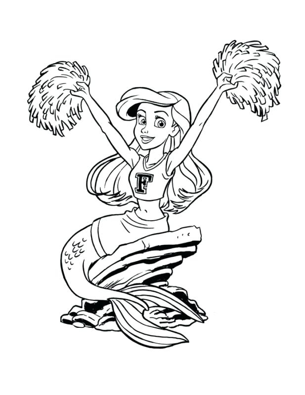 Cheerleading Stunt Coloring Pages At GetColorings Free Printable