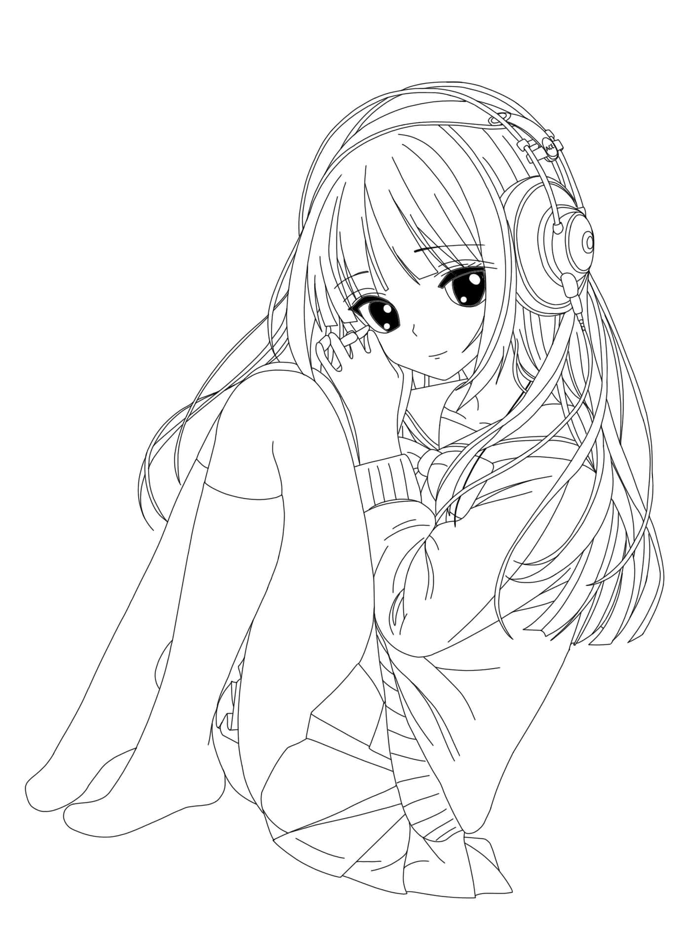 Anime Coloring Pages Printable Anime Coloring Pages Printable