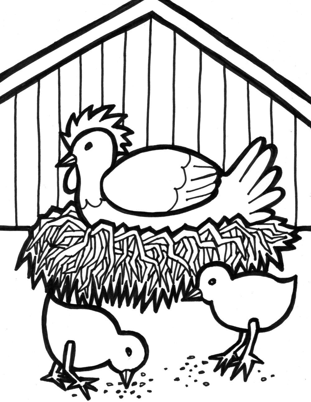 Chicken Coloring Pages Best Coloring Pages For Kids Chicken Coloring Pages Best Coloring Pages For Kids