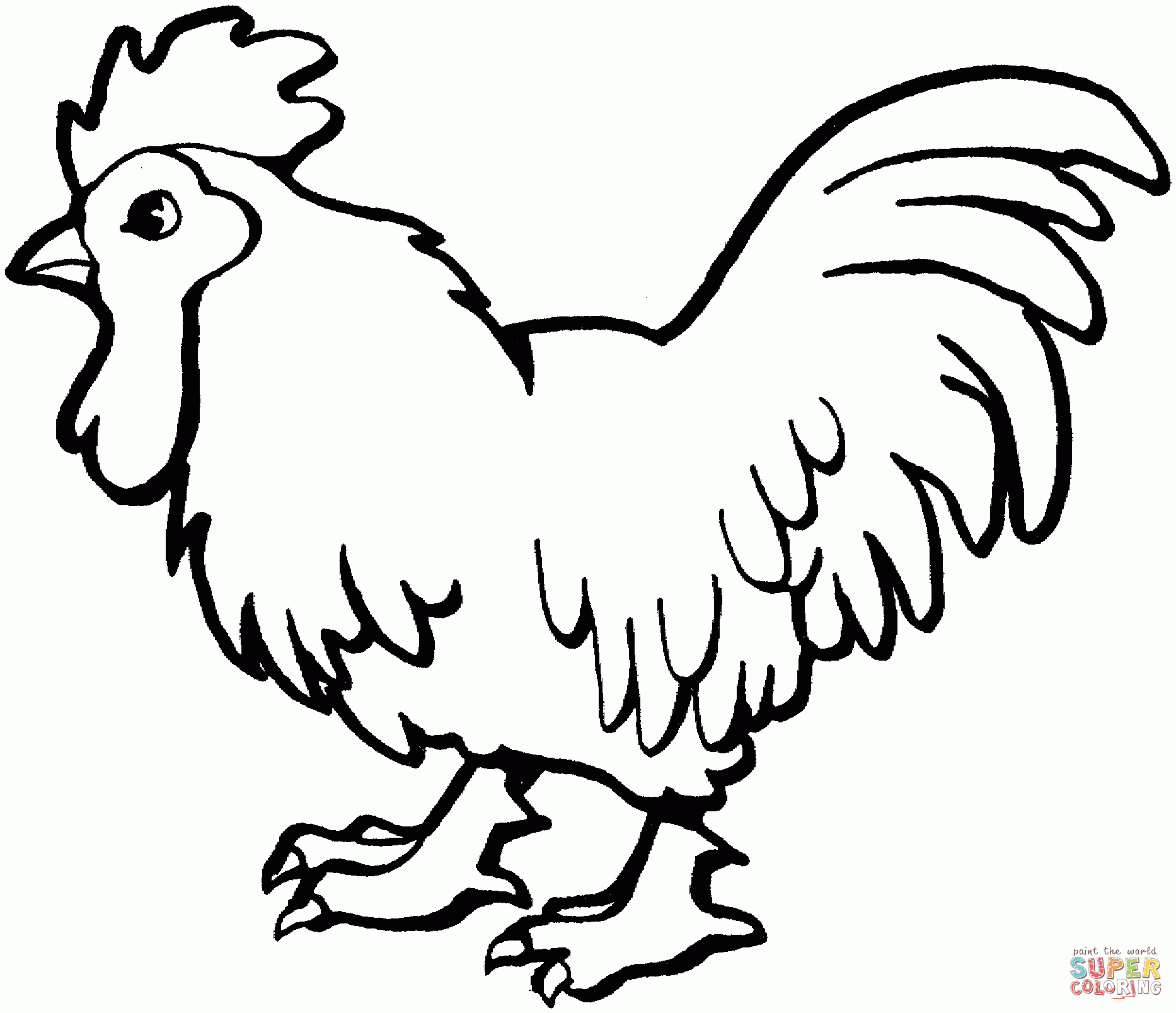 Chicken Coloring Pages Free Coloring Pages Coloring Home