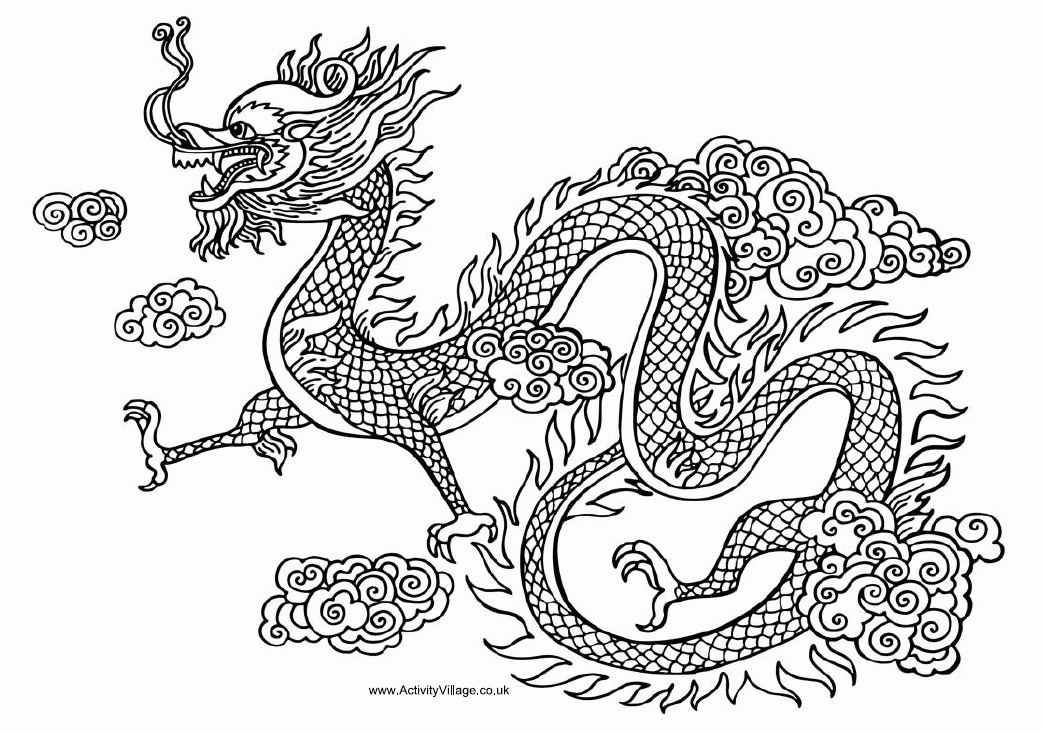 Chinese Dragon Coloring Pages For Adults Clip Art Library Chinese Dragon Coloring Pages For Adults Clip Art Library
