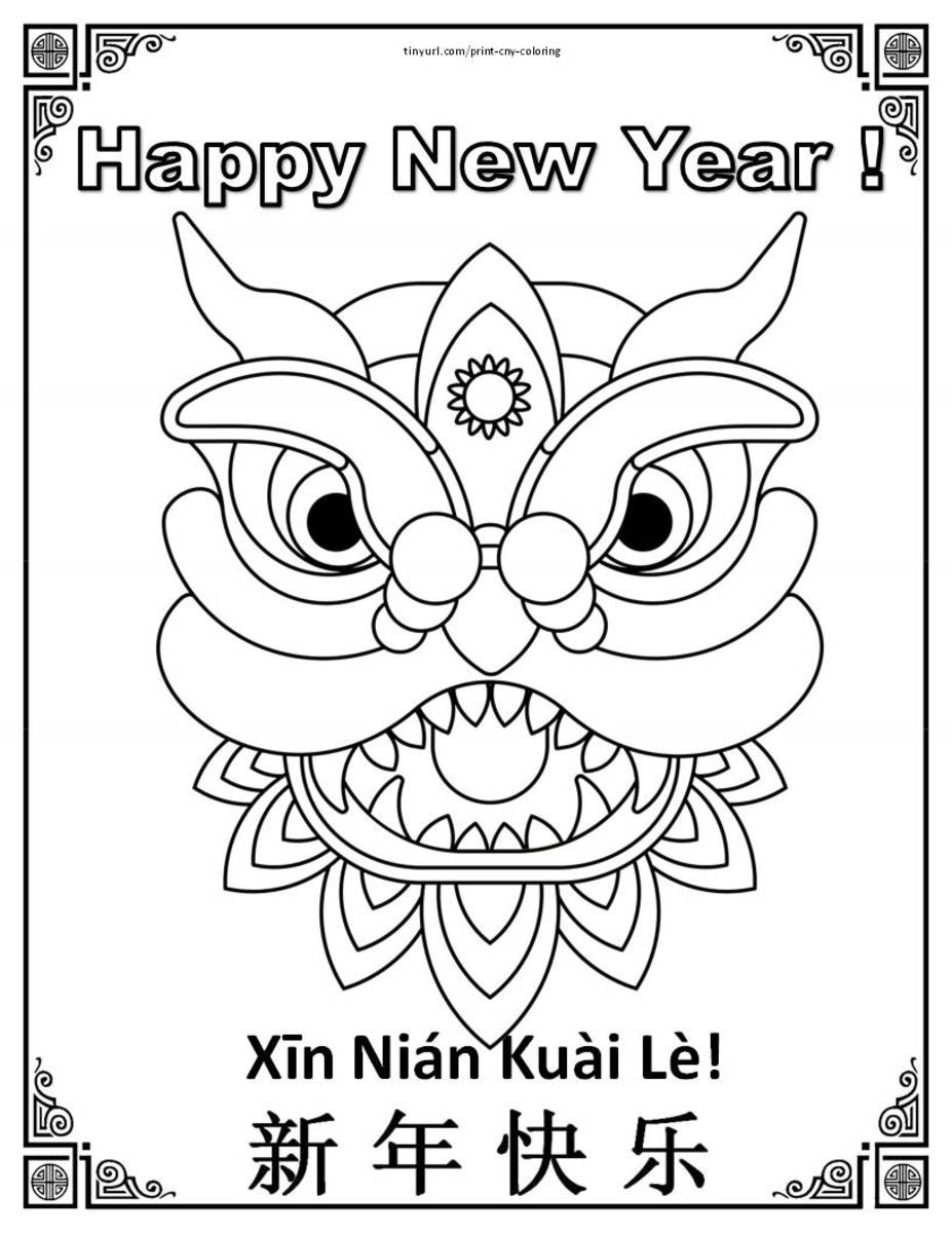 Chinese New Year Coloring Pages 2023 Image To U Chinese New Year Coloring Pages 2023 Image To U