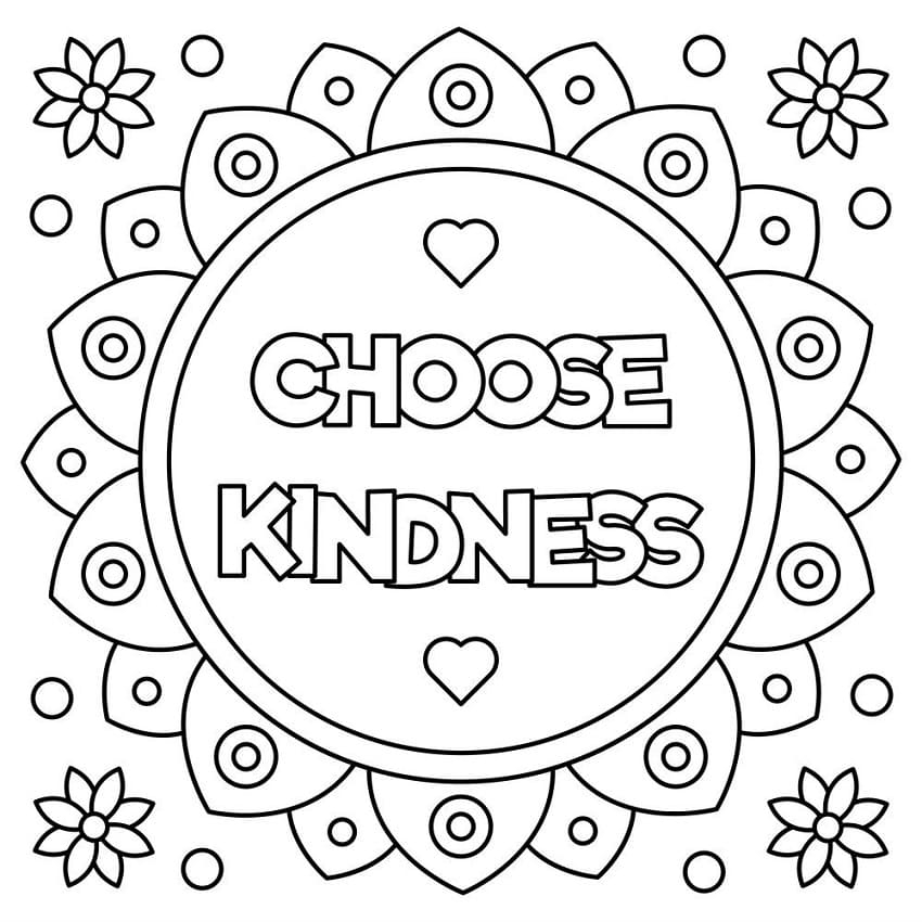 Choose Kindness Coloring Page Free Printable Coloring Pages For Kids Choose Kindness Coloring Page Free Printable Coloring Pages For Kids