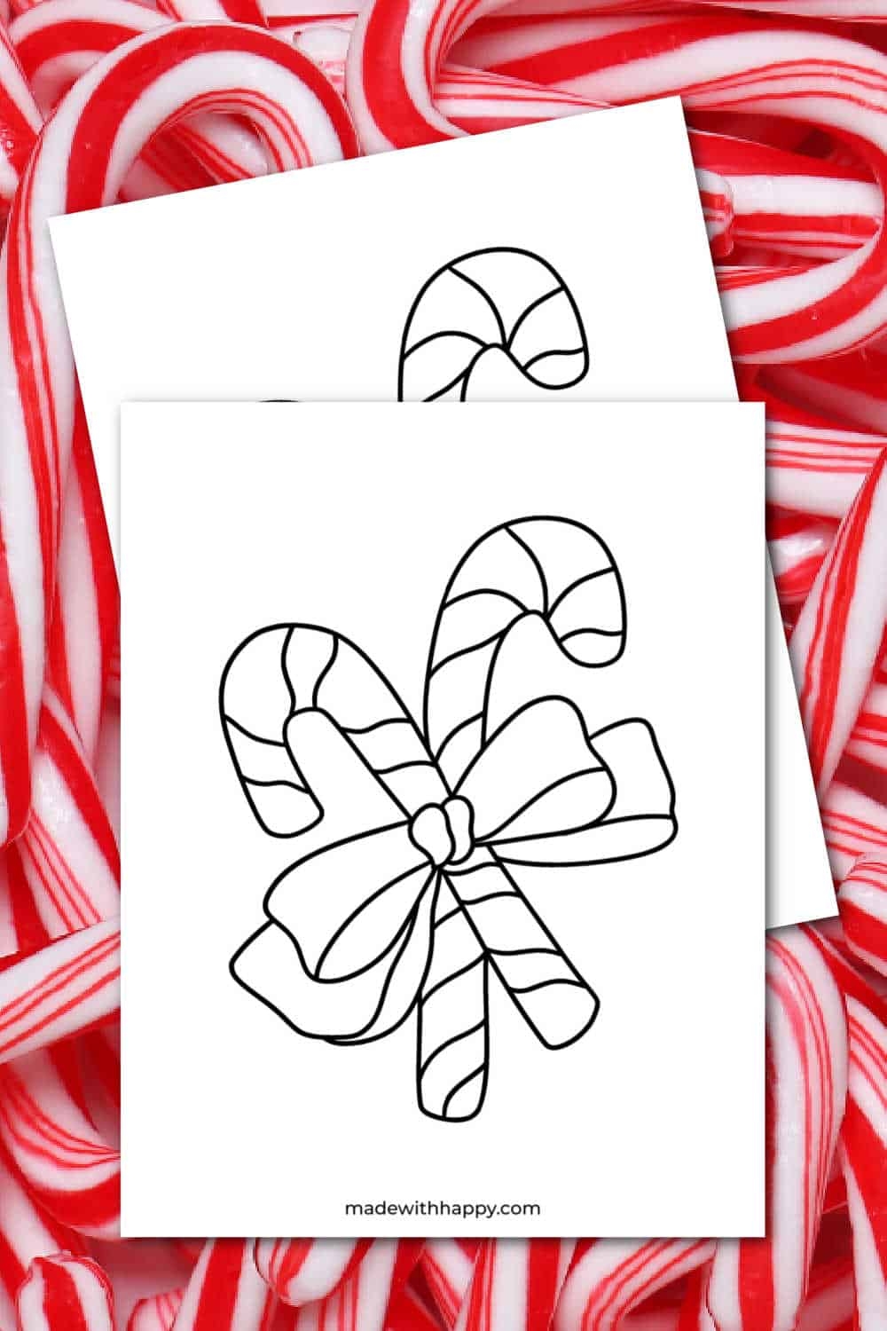 Christmas Candy Canes Coloring Pages Christmas Candy Canes Coloring Pages