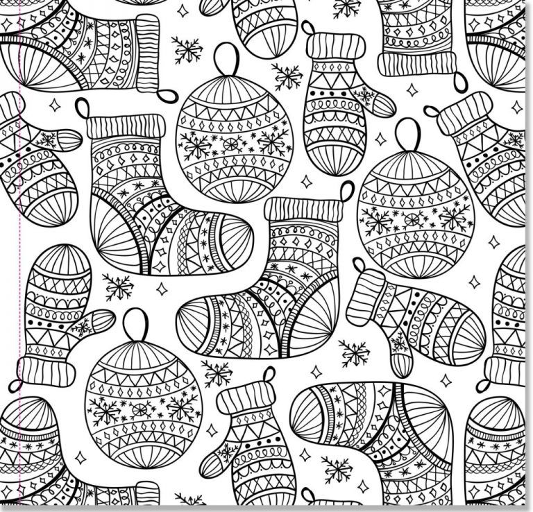 Christmas Printable Coloring Pages For Adults Christmas Printable Coloring Pages For Adults