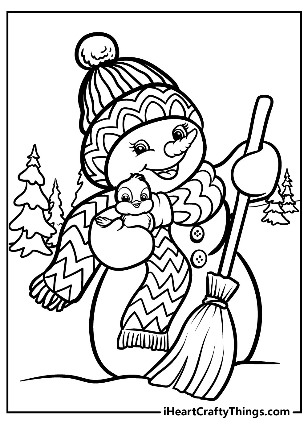 Christmas Coloring Pages Snowman Cute Christmas Coloring Pages Snowman Cute