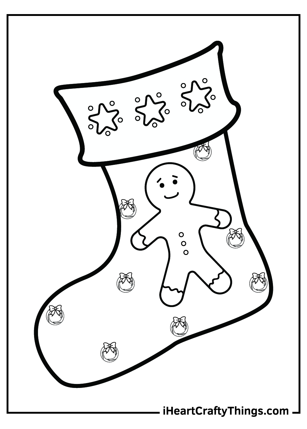Christmas Coloring Pages Stocking Christmas Coloring Pages Stocking