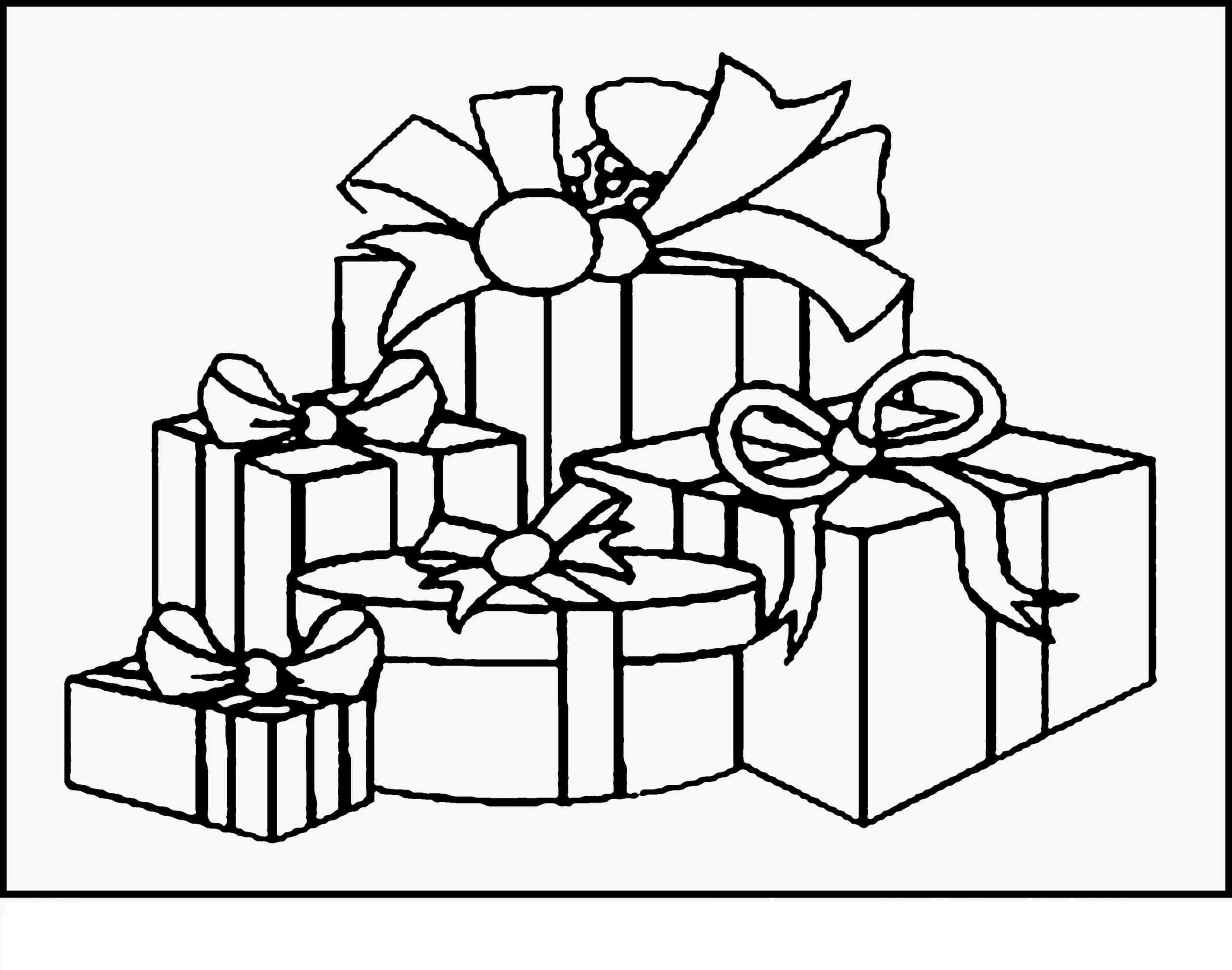 Christmas Gifts Coloring Page Coloring Home Christmas Gifts Coloring Page Coloring Home