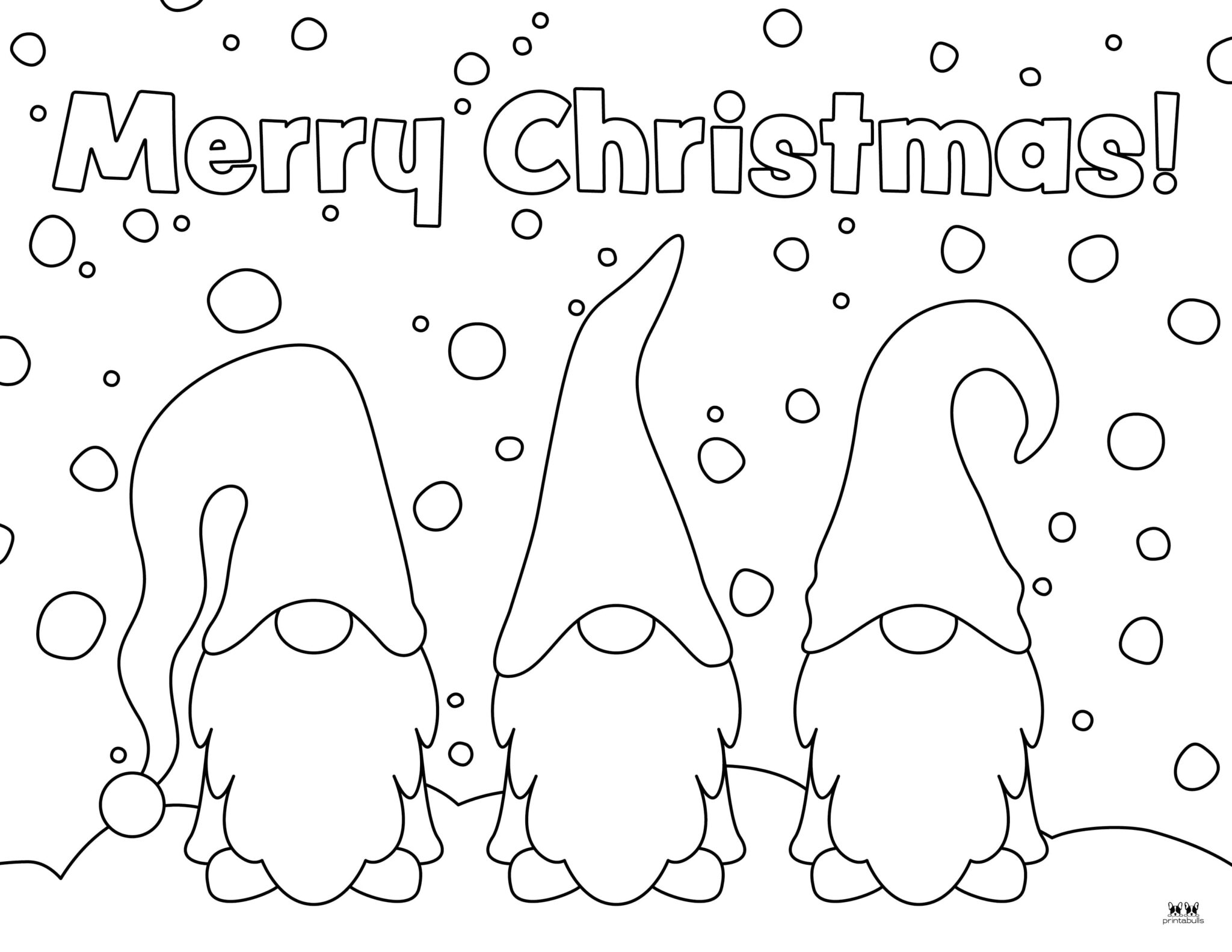 Christmas Gnome Coloring Pages 25 FREE Pages Printabulls Christmas Gnome Coloring Pages 25 FREE Pages Printabulls